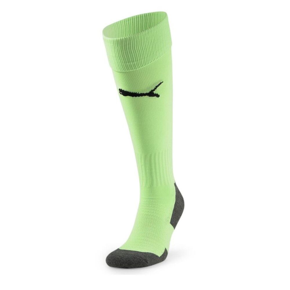 Puma Childrens/Kids Team LIGA Core Football Socks / Lime/Black